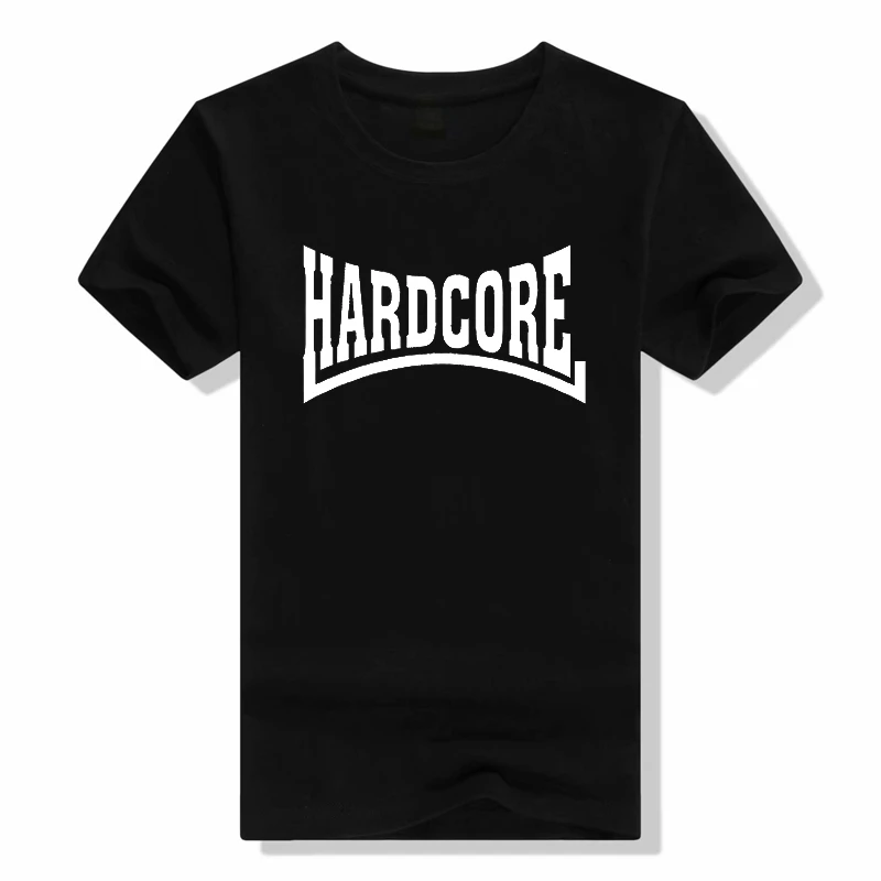 streetwear fashion Hardcore T-Shirt Fashion Hardcore  fashion casual O-Neck Tshirts Cotton Tees Short sleeve t shirt Camisetas