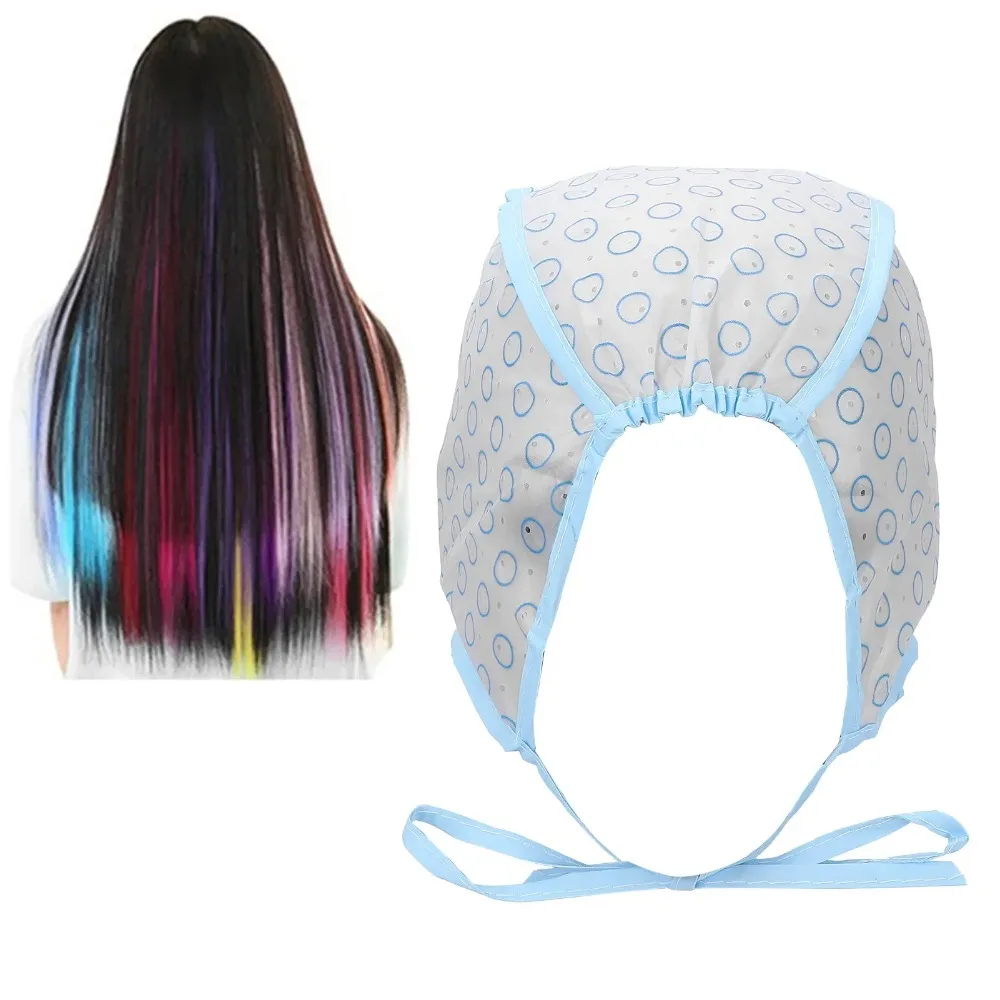 Gorro profesional para teñir el cabello, accesorio reutilizable para el cuidado de las manchas del cabello, herramienta de peluquería de plástico