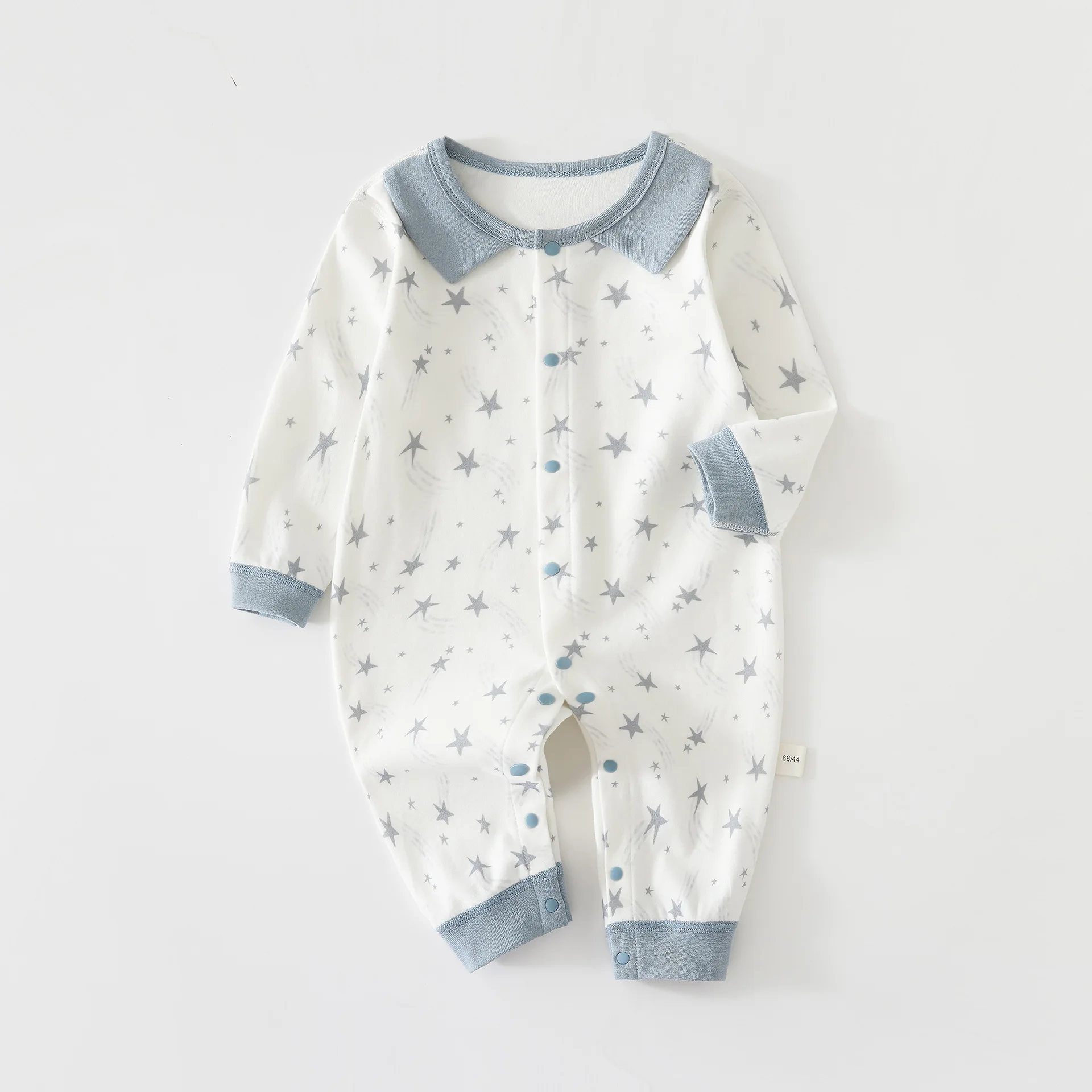 High Quality Collar Jumpsuit for Newborns Aged 0-18 Months in Autumn Suitable for Outdoor Wear