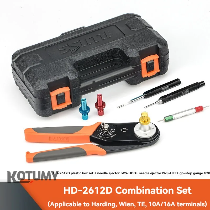 Four-Point Crimping Pliers HD2612 Heavy-Duty Connector Pin Crimping Pliers 22520/1-01