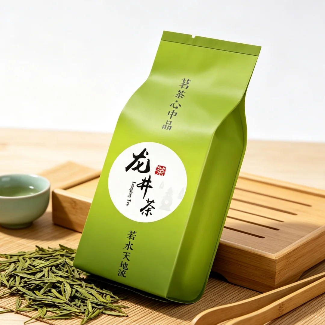 50-250g White Tea, Black Tea, Golden Bud Tea Packaging Bags, Tea Vacuum Packaging Bags