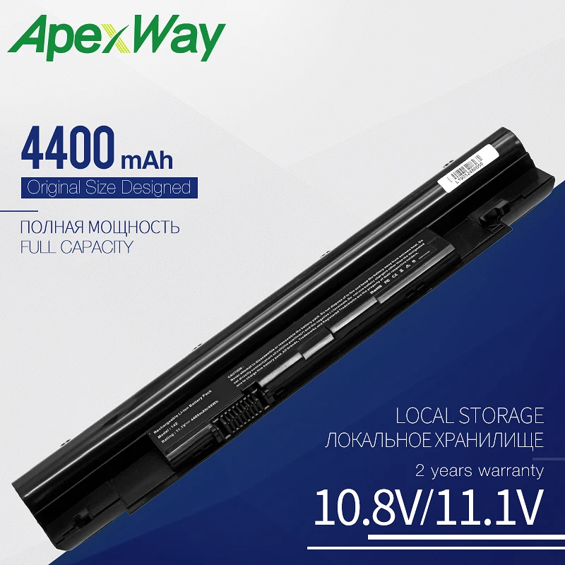 Apexway Laptop Battery For Dell Vostro V131 V131D Inspiron N311z N411z Latitude 3330 268X5 JD41Y N2DN5 H2XW1 312-1258 312-1257