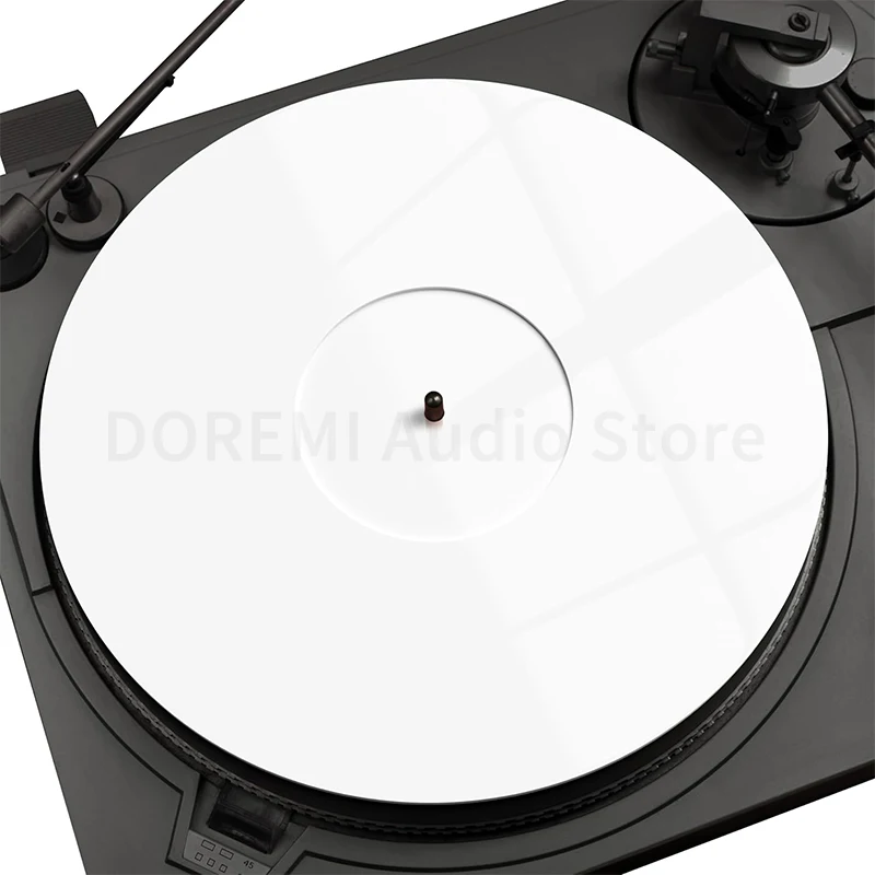 30cm Acrylic Turntable Platter Mat Slip Mat Reduce Static Dust Noise Record Pad For 12In LP Vinyl Record Replacement Accessories