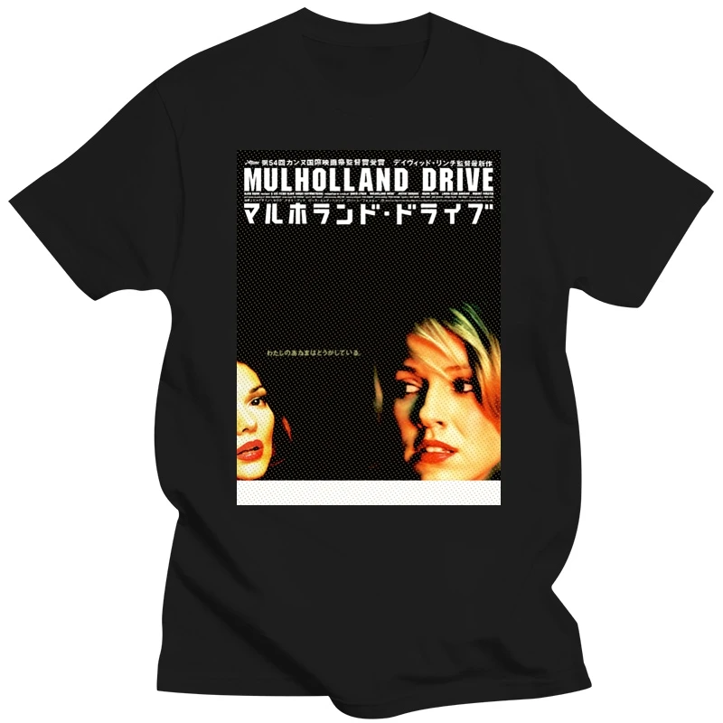 Mulholland Drive David Lynch Japanese Thriller Movie Blue Velvet T-Shirt  Cool Casual pride t shirt men Unisex New