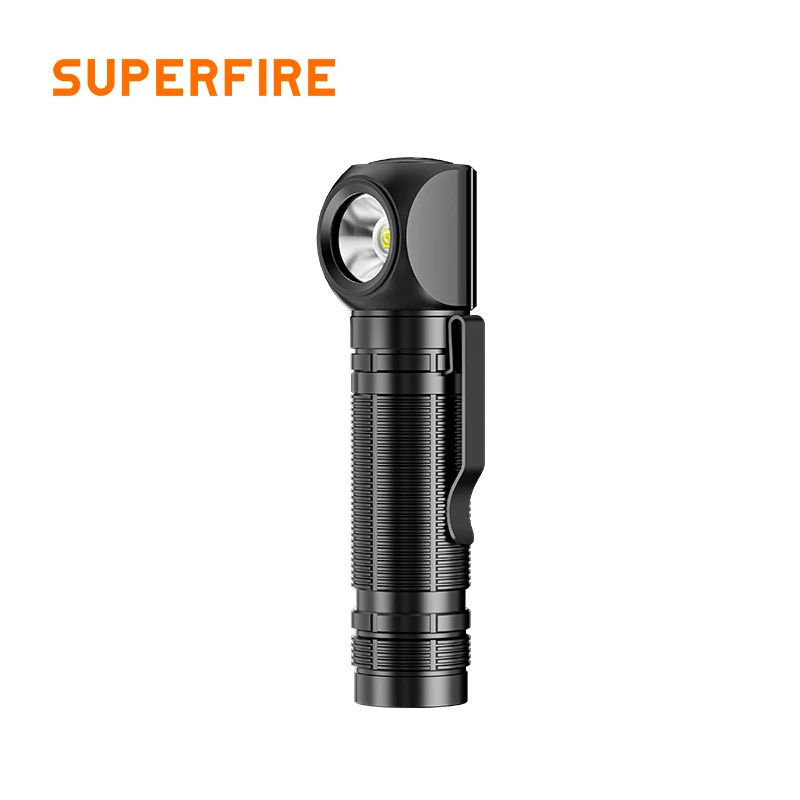 

SUPERFIRE TH06 LED Headlamp Rechargeable 2000mAh Headlight 600LM USB C Rechargeable Magnetic Tail Work Camp Light Waterproof