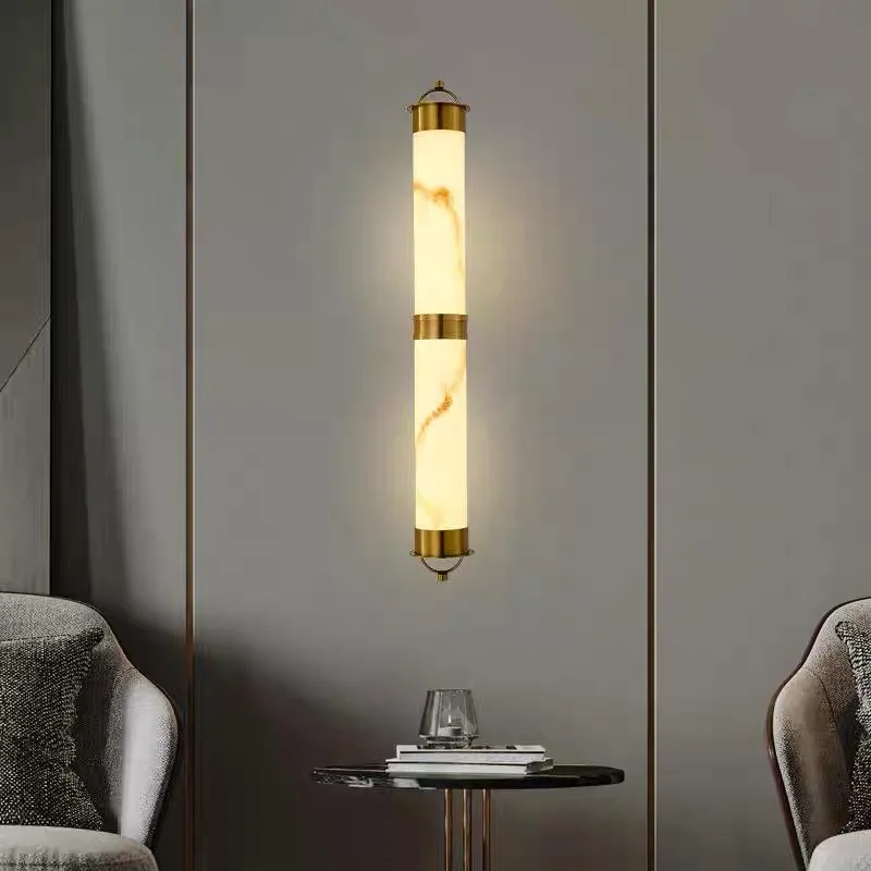 New Chinese-style villa living room background wall lamp, modern decorative wall lamp