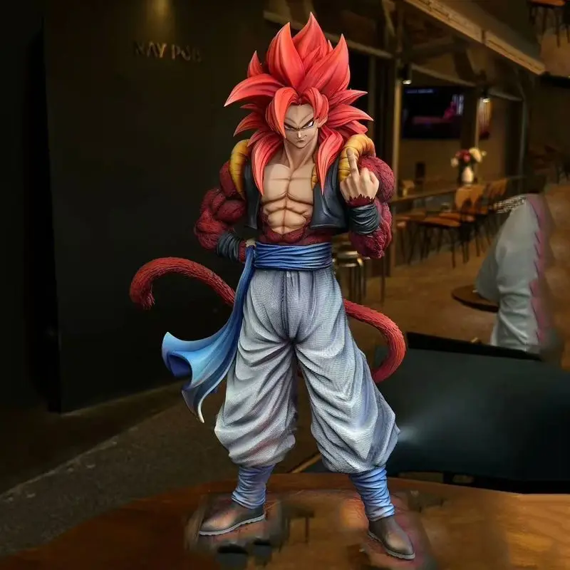 30 cm Dragon Ball Anime Figure Gogeta Figura Super Saiyan 4 Modello PVC 30 cm Statua Scrivania Ornamento Giocattoli Ragazzo Compleanno Raccogliere Regali