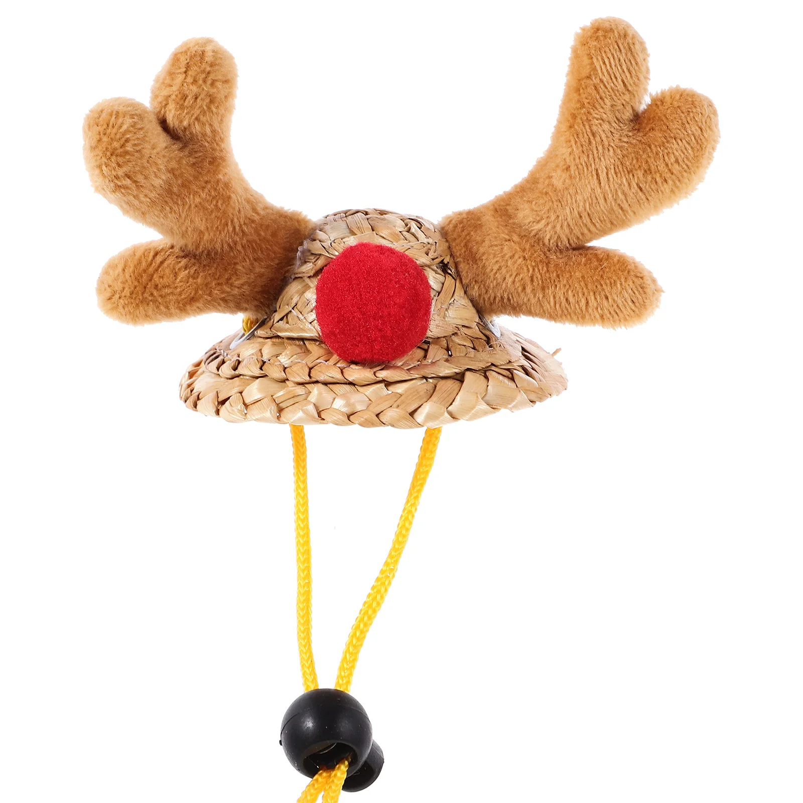 

Small Animal Christmas Hat Adjustable Straps Soft Cotton Hamster Hedgehog Xmas Photo Prop Pet Costume Accessory