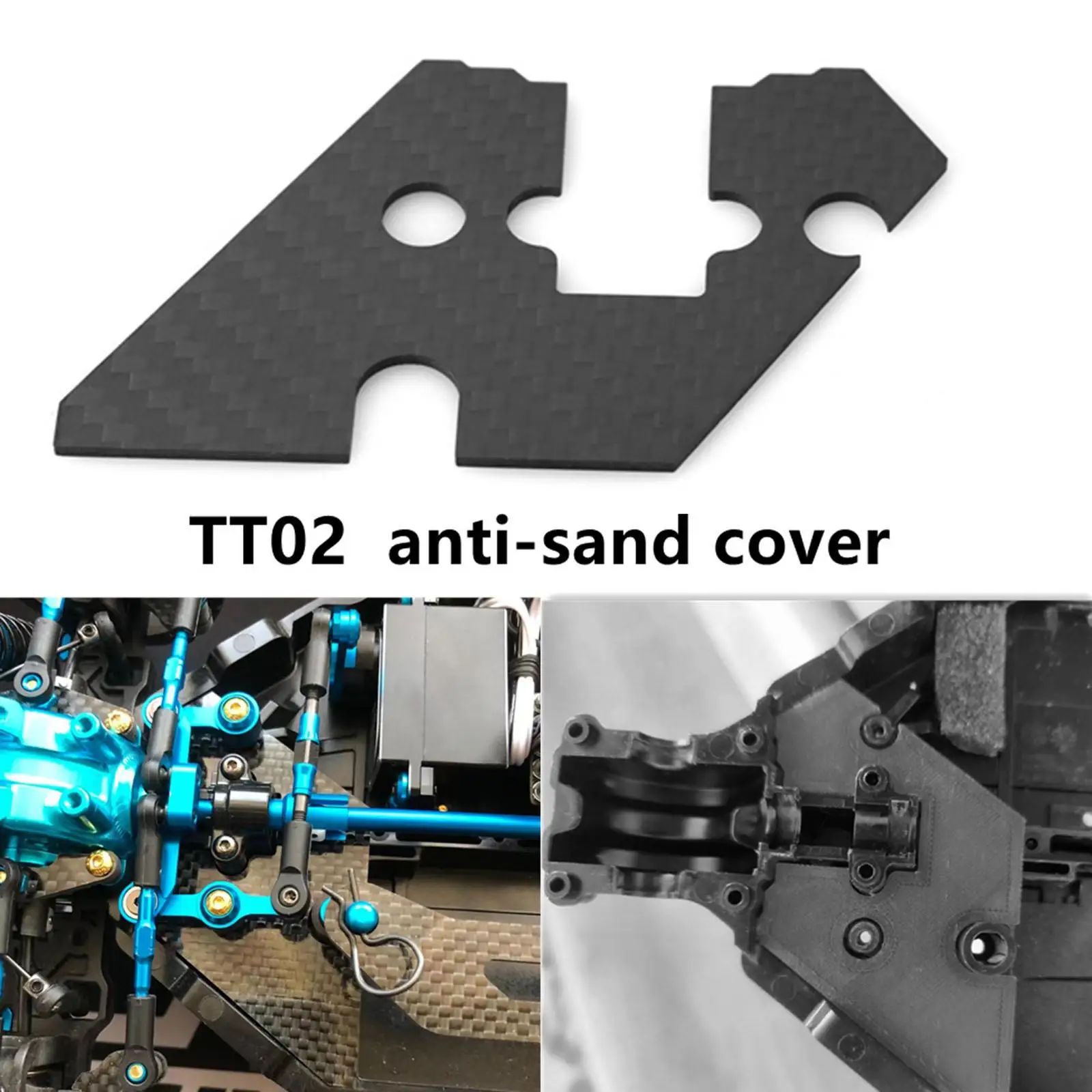 RC Mud Flap Professional Replacement Steering Group Mud Guard Mud Guard for TT-02 Parts 1:10 Scale RC Truck Car