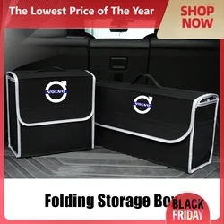 Auto Kofferraum Organizer Box große Kapazität Auto Mehrzweck werkzeuge Aufbewahrung Falt tasche für Volvo Design T6 AWD S40 S60 S90 V40 V50 V60