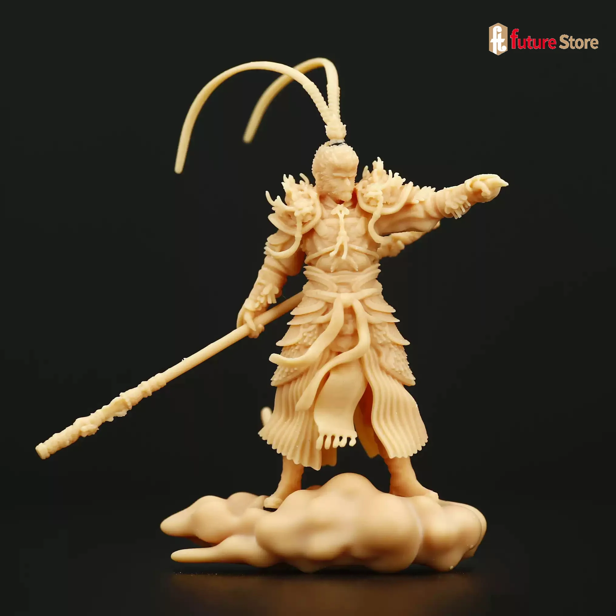 In Stock A374 1/64 1/43 Anime Monkey WUKONG Statue Chinese Myth Stories Diorama Figure Model Miniature Mini Dolls Craft Toys