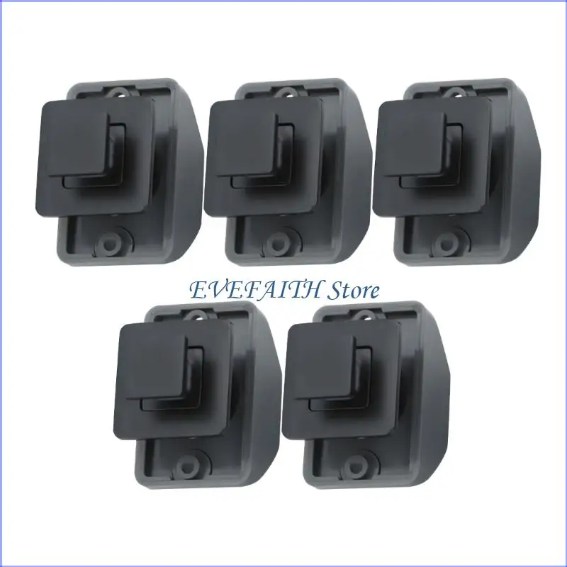 

124B 5 шт. металлический пресс-замок для кемперов, лодки, замки для шкафа без ключа, защелки для ящиков