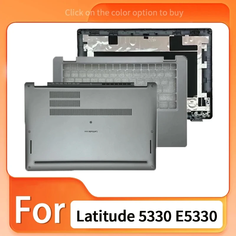 Silver New Replace Cover Latitude 5330 E5330 LCD Screen Back Cover 05MRF 005MRF Palmrest Upper Top Case Bottom Cover