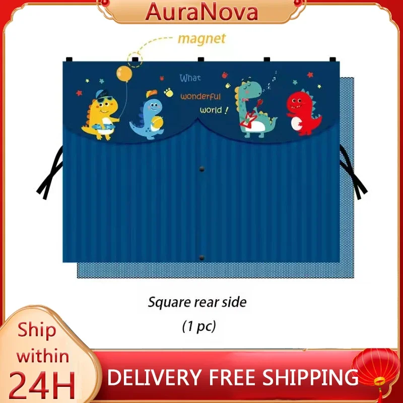 Multiple patterns Cute Cartoon Car Side Window Sun Shade Magnetic Windshield Sunshade Foldable Rear Side Auto Window Cover Kids