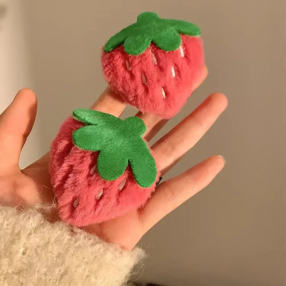 

Cute Strawberry Hairpins Fruit BB Clips Korean Decorative Hair Accessories Girls
