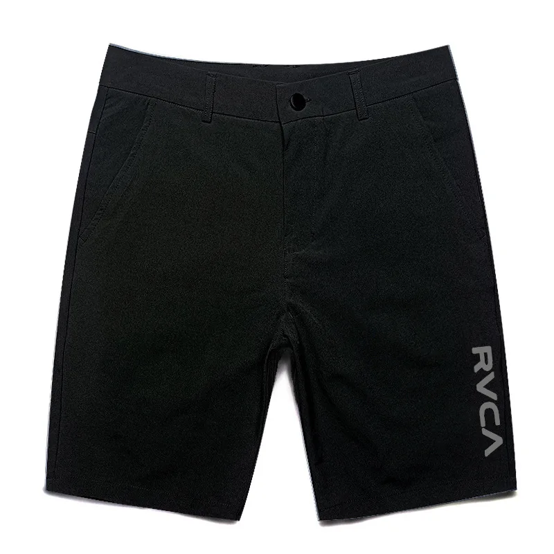 Homens marca clássica bermuda boardshorts terno shorts à prova dwaterproof água 4 vias estiramento golfe peixe praia surf curto de secagem rápida casual terno calça