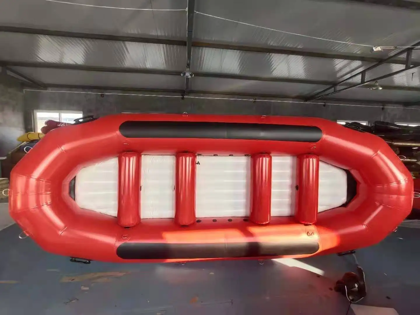 Professional Inflatable Whitewater Rafting Boat 1.2mm PVC Hypalon River Raft Self Bailing Inflatable Raft For Sale