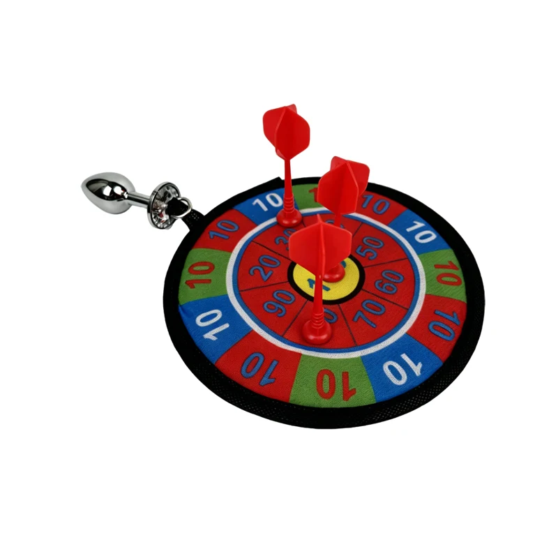BDSM Anal Plug Kits Metal Ashtray Anal Plug Dice Anal Plug Dartboard Anal Plug Adult Sex Toys for Anal Exploration Women Sex Toy - view 6