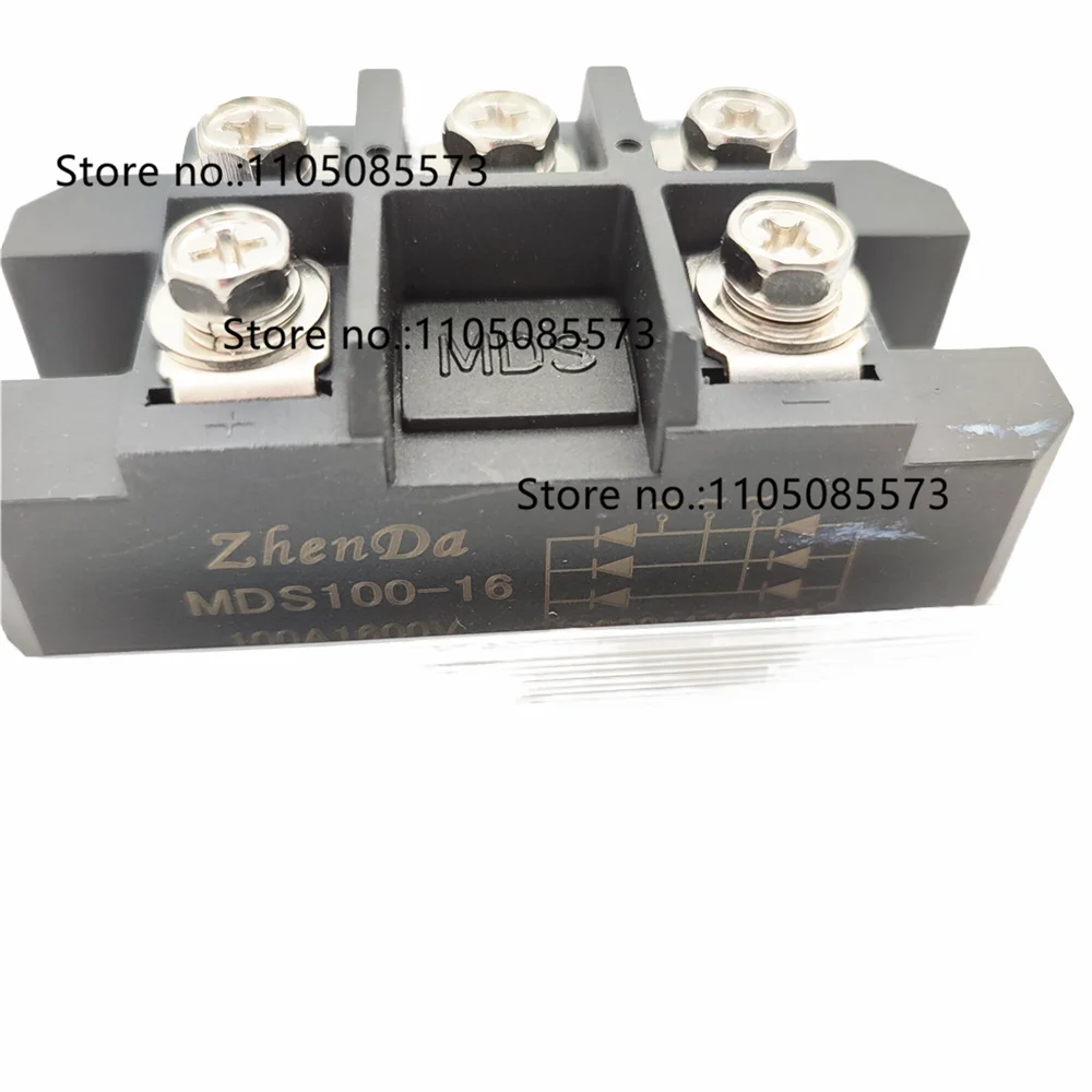 Three phase rectifier module MDS100A-16 with heat dissipation