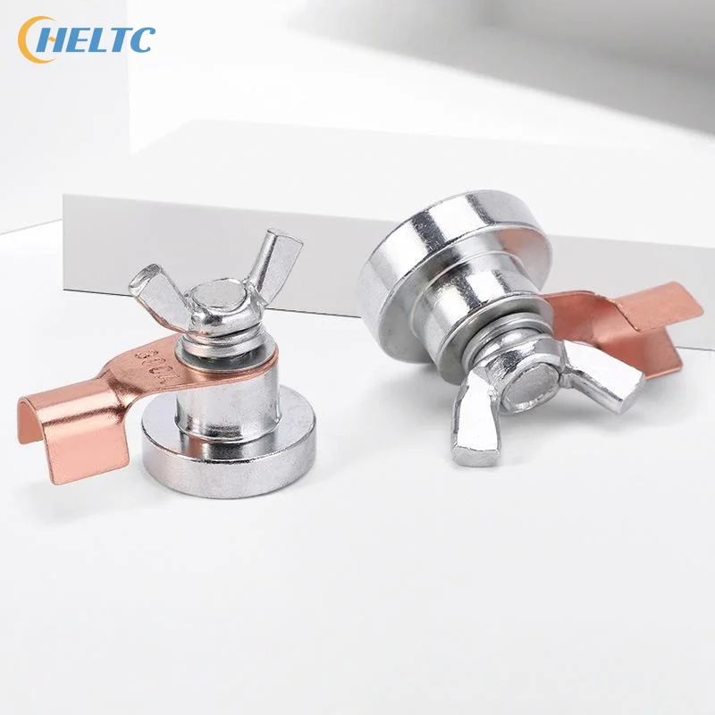 Magnetic Welding Ground Connector Strong Holding Force 500A Long Lasting Tool for Steel Structure Welding Work
