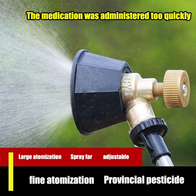 High Pressure Sprayer Nozzle Adjustable Watering Irrigation Telescopic Handle Irrigation Tools Agricultural Garden Pest Control