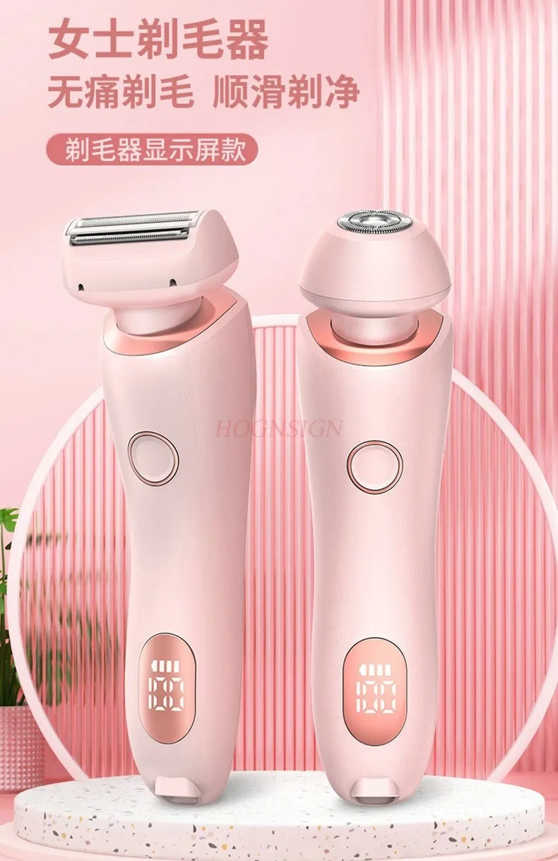 

Electric Razors 2 In 1 Bikini Trimmer Face Shavers Hair Removal for Underarms Legs Ladies Body Trimmer IPX7 Waterproof