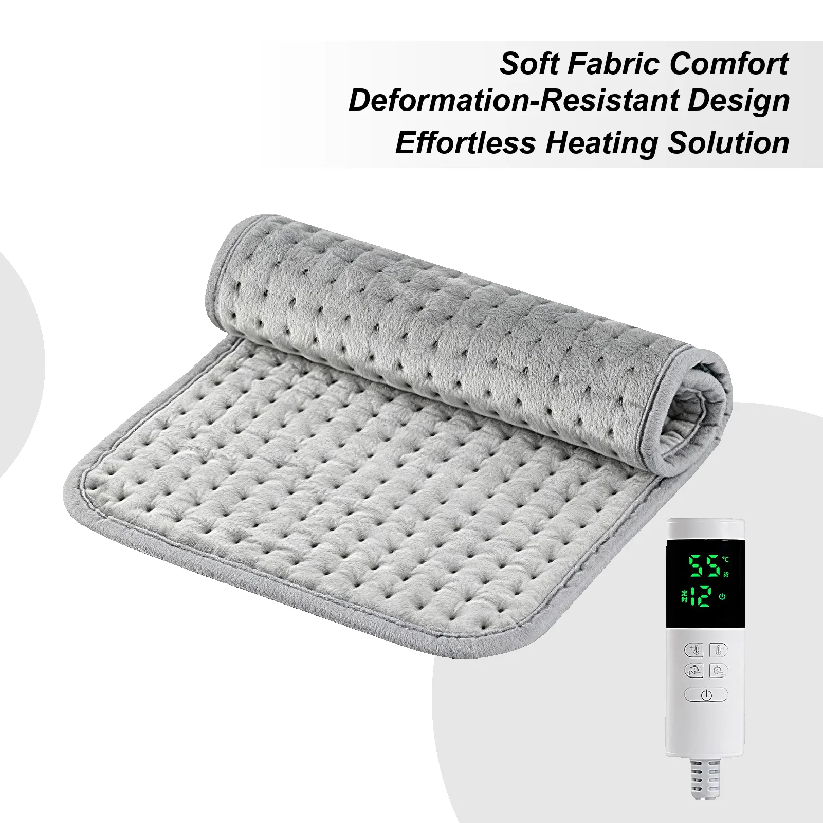 

Подушка с подогревом, 9-скоростное интеллектуальное 12-скоростное одеяло с таймером, грелка для шеи, плеч, колена, ног, живота, Рождества