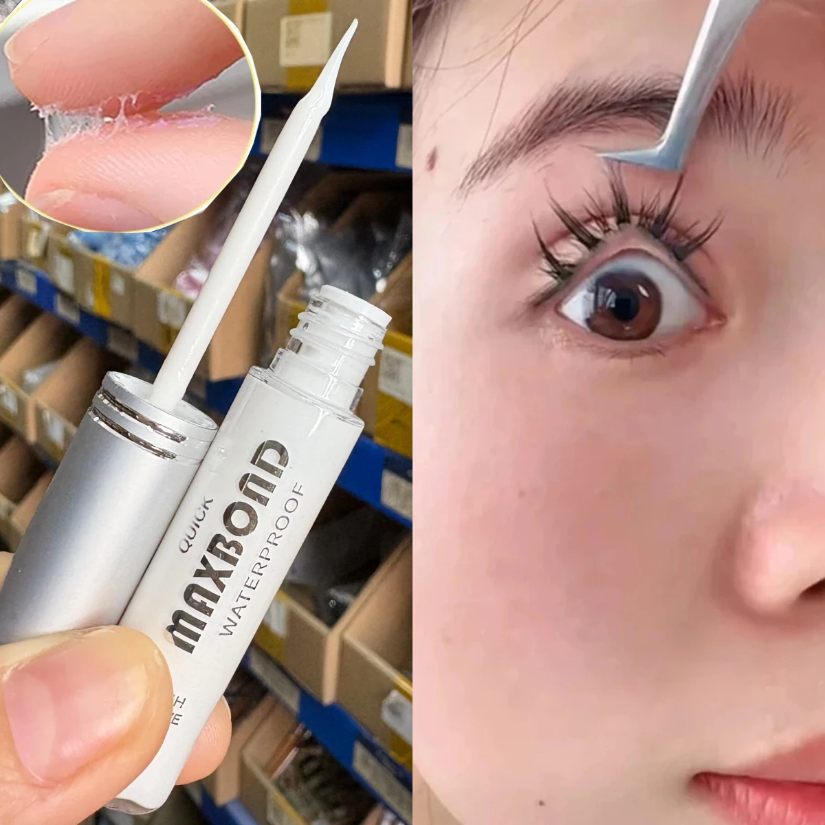 1pcs 7g Valse Wimper Lijm Primer Waterdicht Langdurige Sneldrogende Extension Gemakkelijk Remover pegamento pestañas Makeup Tools GY124