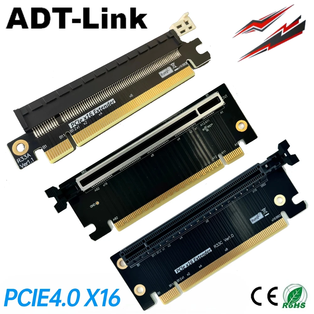

PCIe 4.0 x16 Gen4/5 Test Protection Card Graphics Card Expansion Riser Card Adapter PCI Express 5.0 x16 Extender Slots Protector