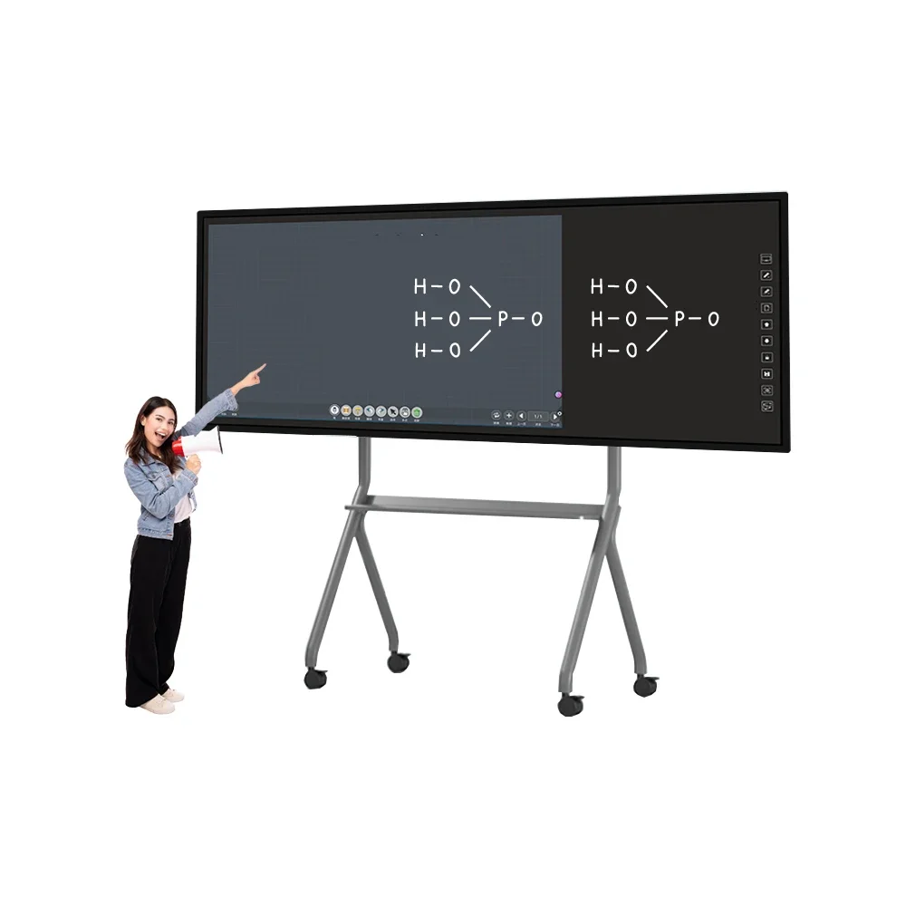 

77/94 Inch Digital Teaching Devices Interact Whiteboard Smart Board For Classroom And Office