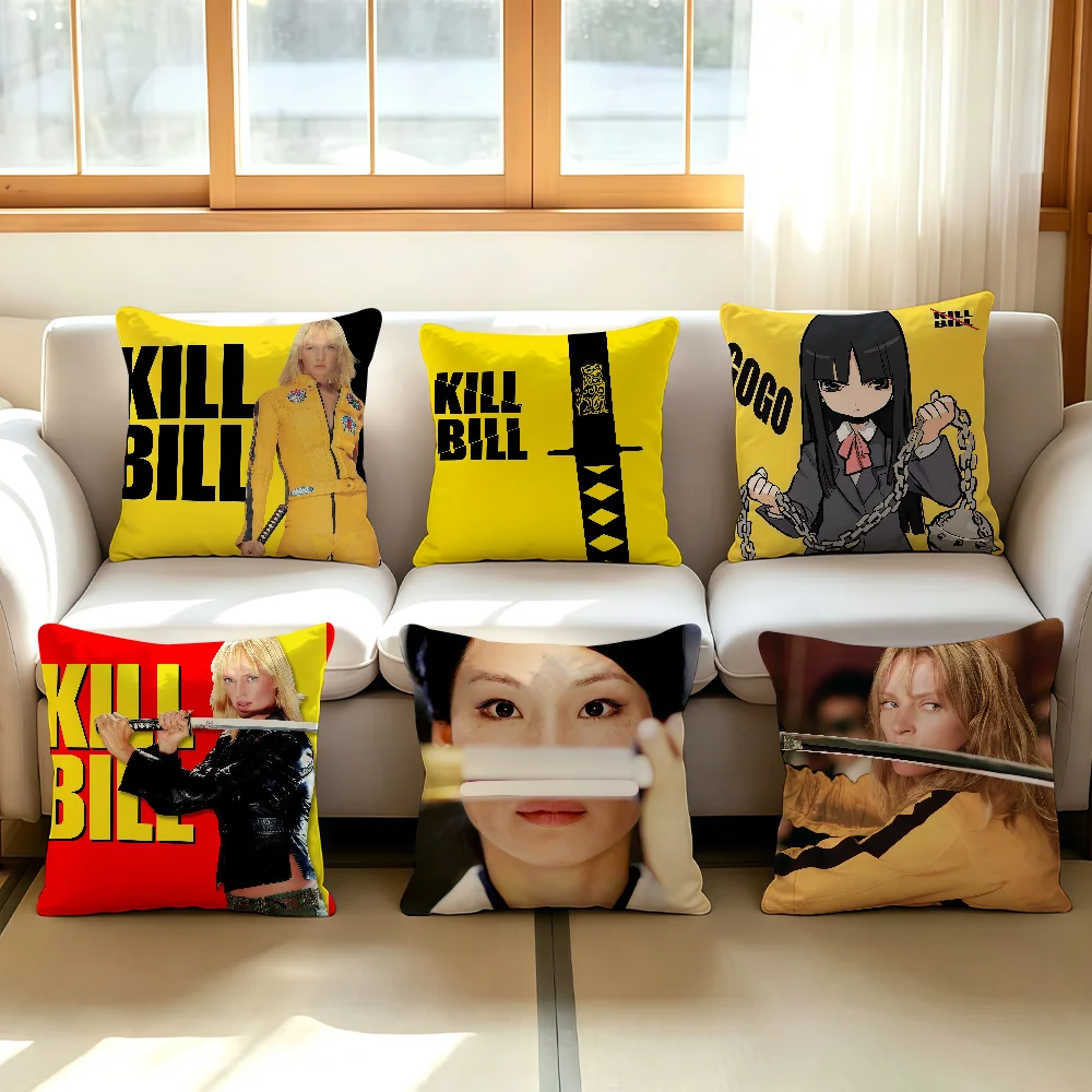 Action movi K-Kill Bill cushion cover Comfortable Decorative For Bedroom Living room Dormitory Picnic and Holiday Decoration
