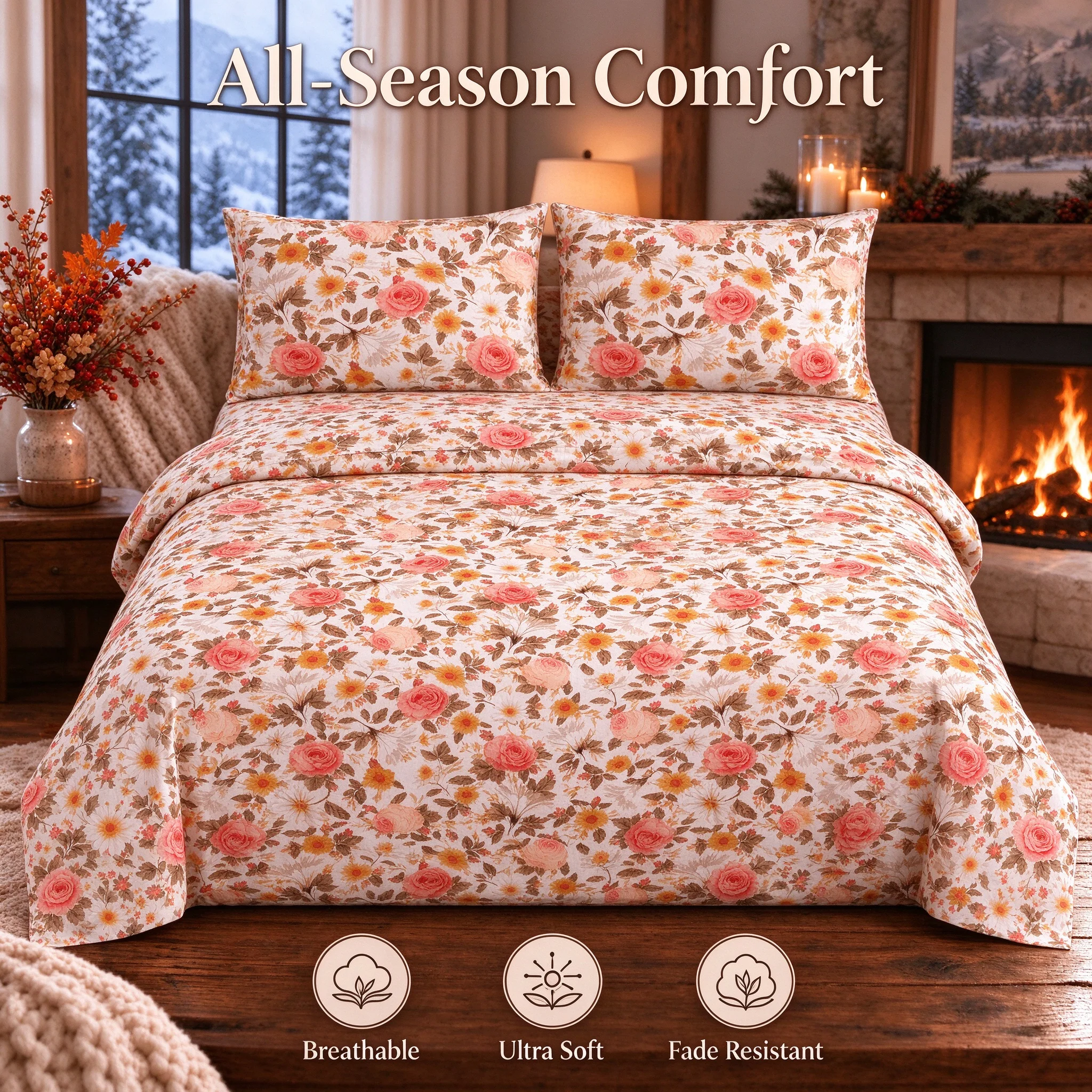 Conjunto de lençóis com estamp - Fitted Bed Sheets Deep Pocket avaliação e preço