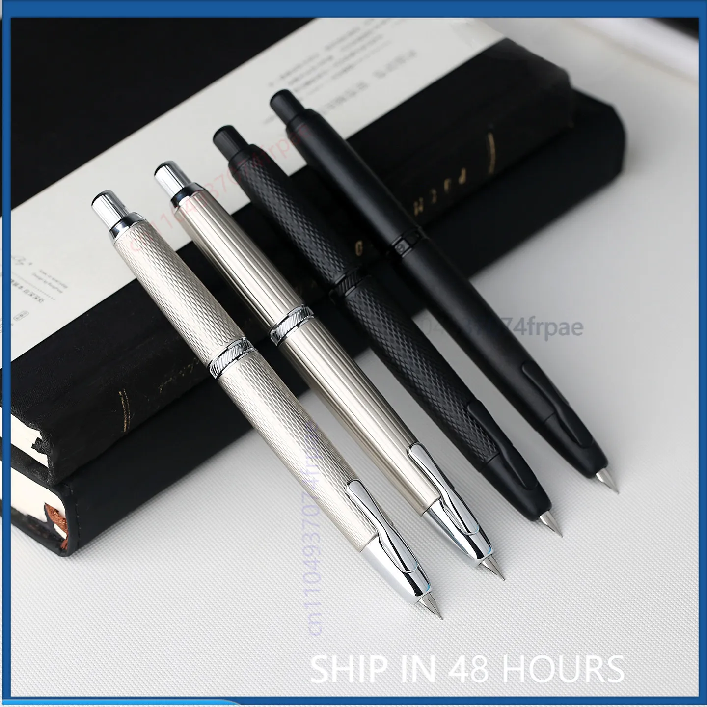 stylo-plume-en-metal-grave-a-l'echelle-inversee-majohn-a1-pointe-ef-fine-moyenne-cartouche-d'encre-papeterie-pour-etudiants-et-bureau
