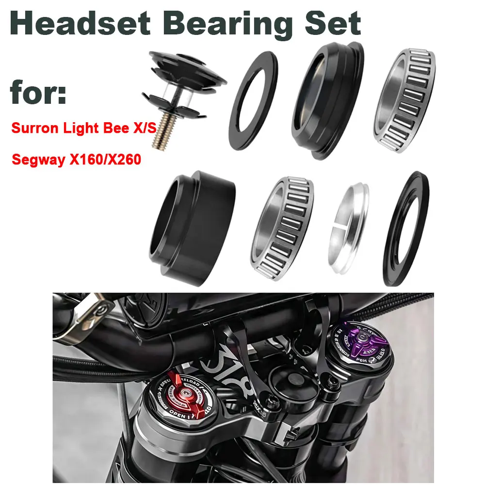 

Front Suspension Fork Headset Bearing Kit for Surron Light Bee X/S Seway X160 X260 Dirty eBike Front Fork Install Parts