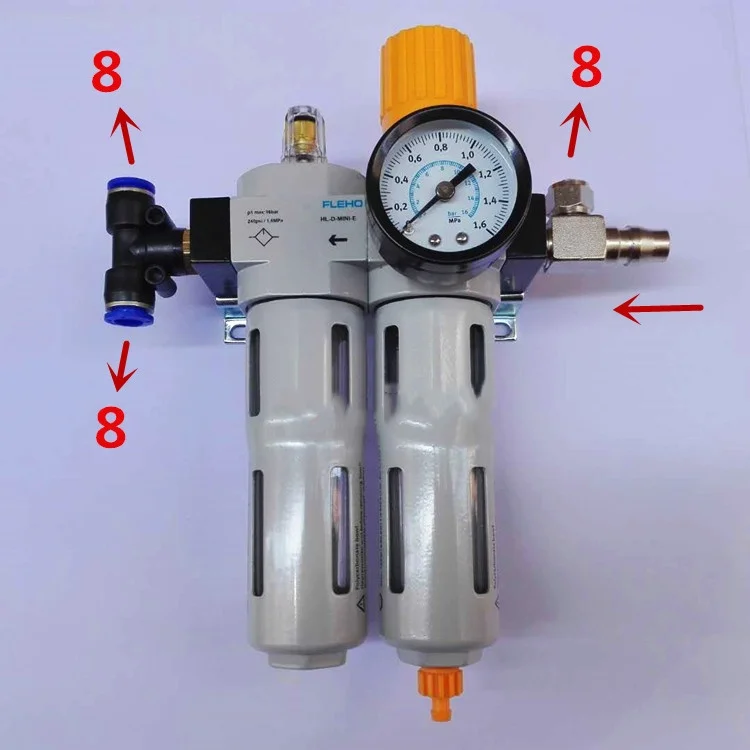 

Tire cutting machine accessories Oil and water separator Oil mist pressure regulating valve Air source filter