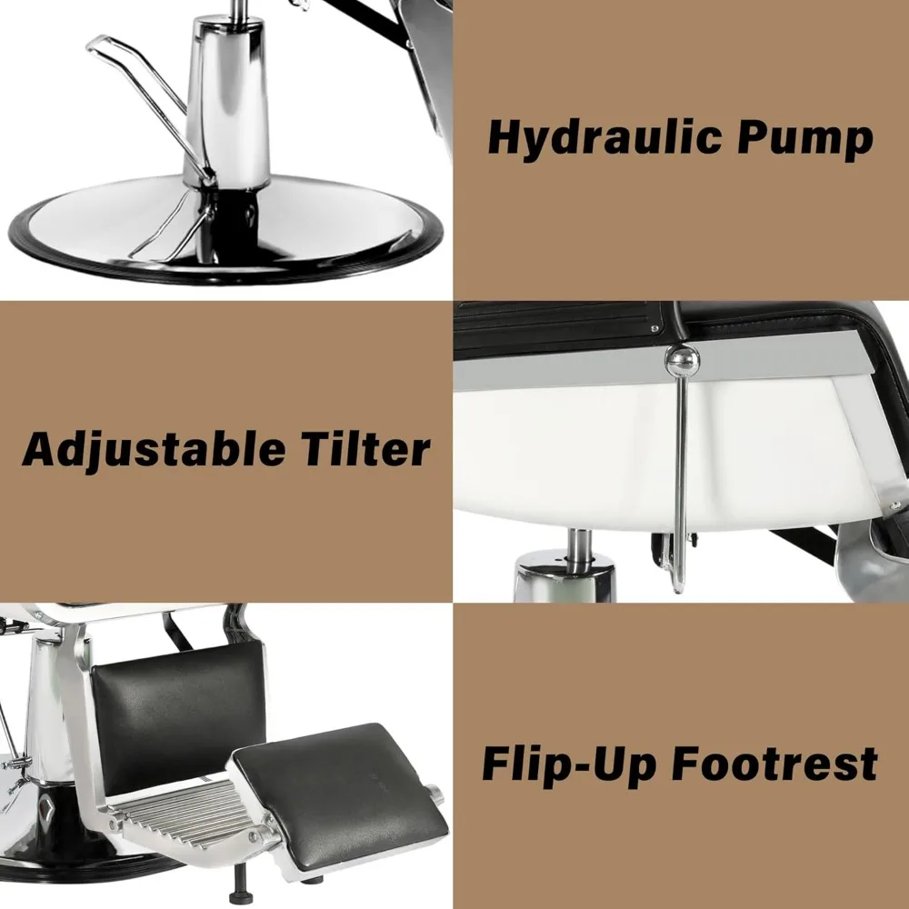 Hydraulic Salon Chair Heavy Duty Hair Stylist for Barber Chair Tattoo Beauty Equipment image 6