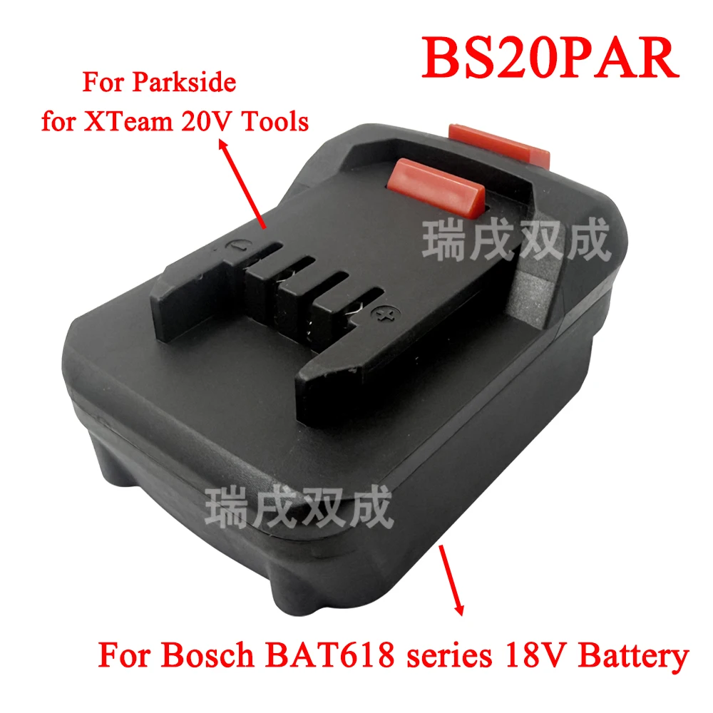 Für Parkside XTeam 20V Elektrowerkzeug-Konverteradapter für Makita für Milwaukee für Dewalt für Einhell für Bosch 18V Li-Ionen-Akku