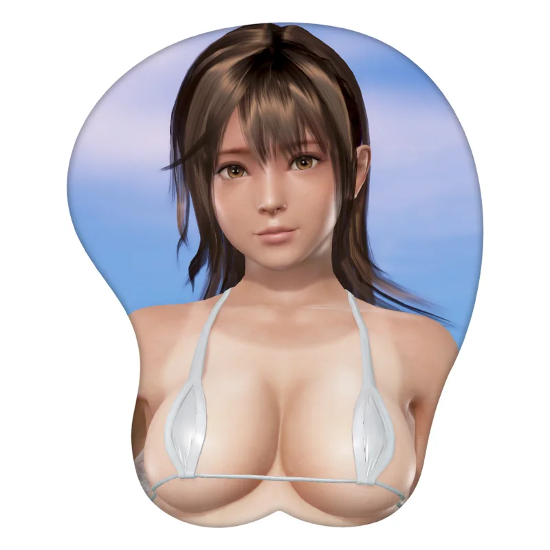 Sexy Naakt Meisje Misaki Dood Of Levend Anime 3D Muismat Polssteun Desk Mousepad Mat Gamer Accessoire