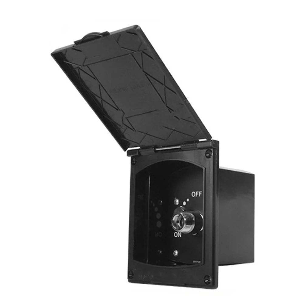 Water Inlet Outlet Connector for RV with Quick Connect and Adjustable Flow Valve for Easy Water Flow Management