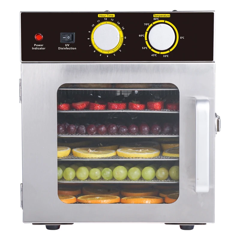 

6 Layers Food Dehydrator Machine Electric Dryer Dehydrators Electric Fruit Dryer for Food Beef Jerky Meat Fruits and Vegetables