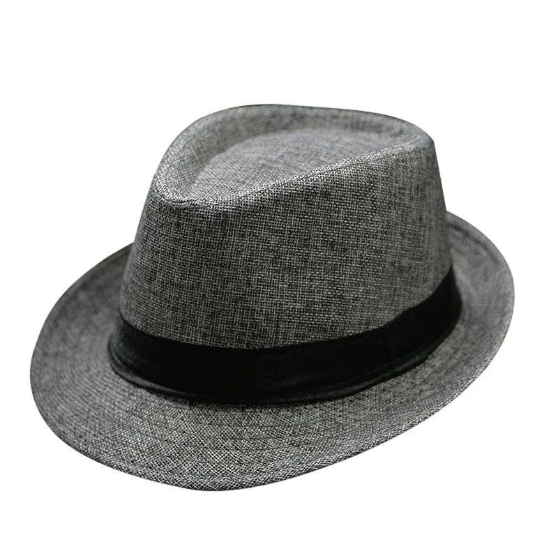 ฤดูร้อน Fedora หมวกสำหรับชายแฟชั่น Elegant Vintage ผู้หญิงสีดำสีขาวสีแดง Brim ปานามาแจ๊สชายหาด Unisex หมวกคลาสสิก