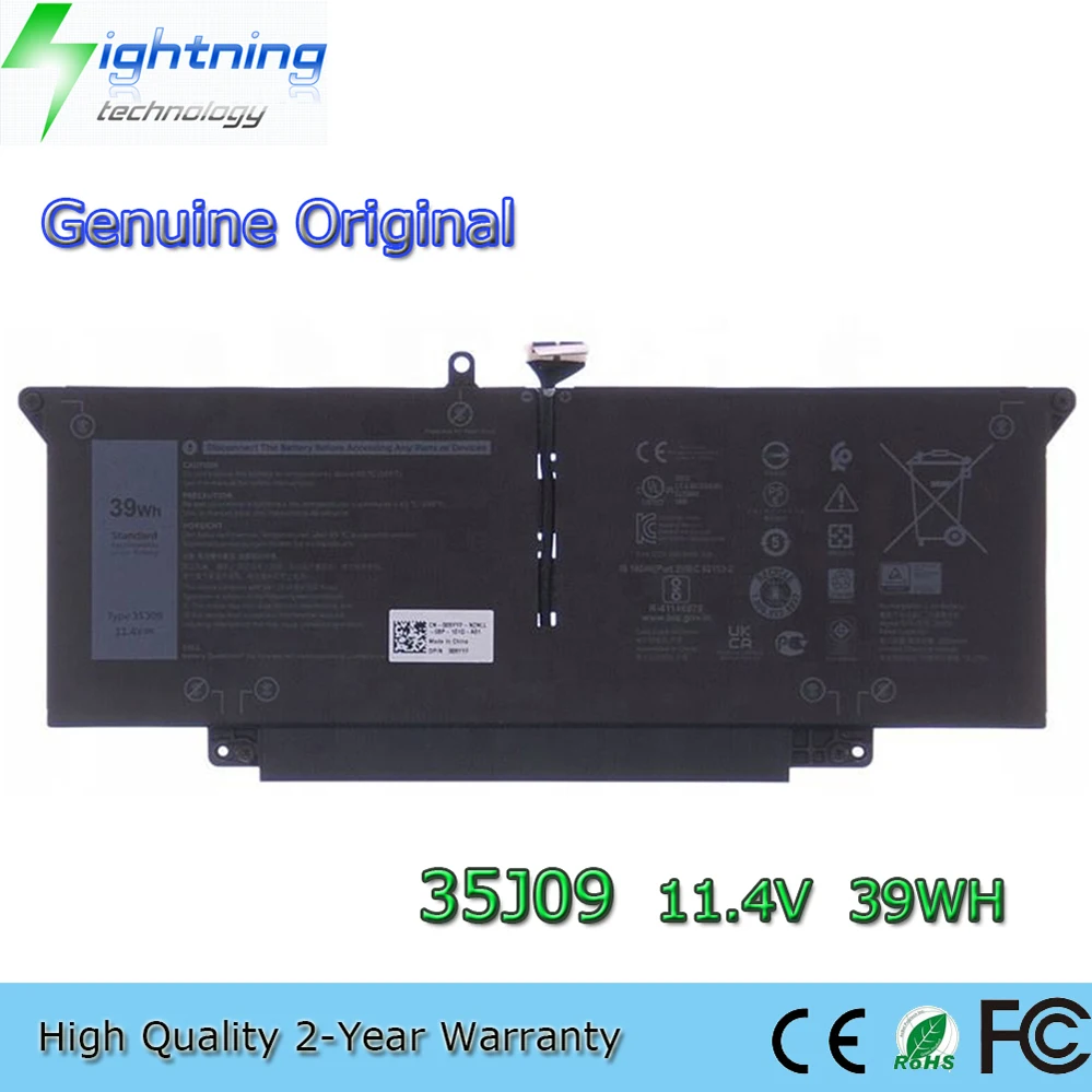

35J09 11.4V 39Wh Laptop Battery for Dell Latitude 13 7310 14 7410 Series JHT2H WY9MP XMV7T etc.