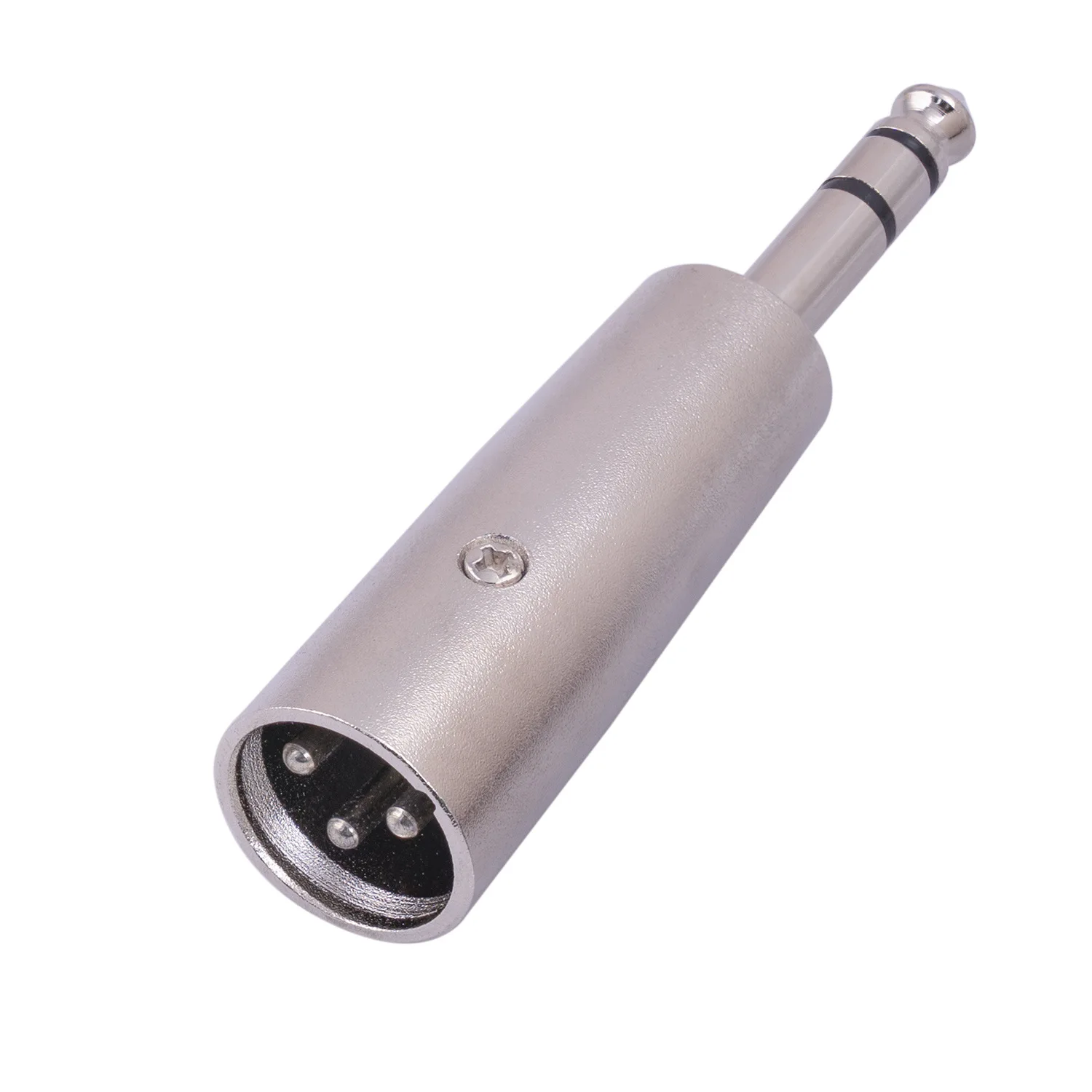 JavicTech  3 Pin Microphone Transform, TRS Male to Female Adapter, XLR Male to 1/4" 6.35mm Stereo Mic Connector Converter Plug