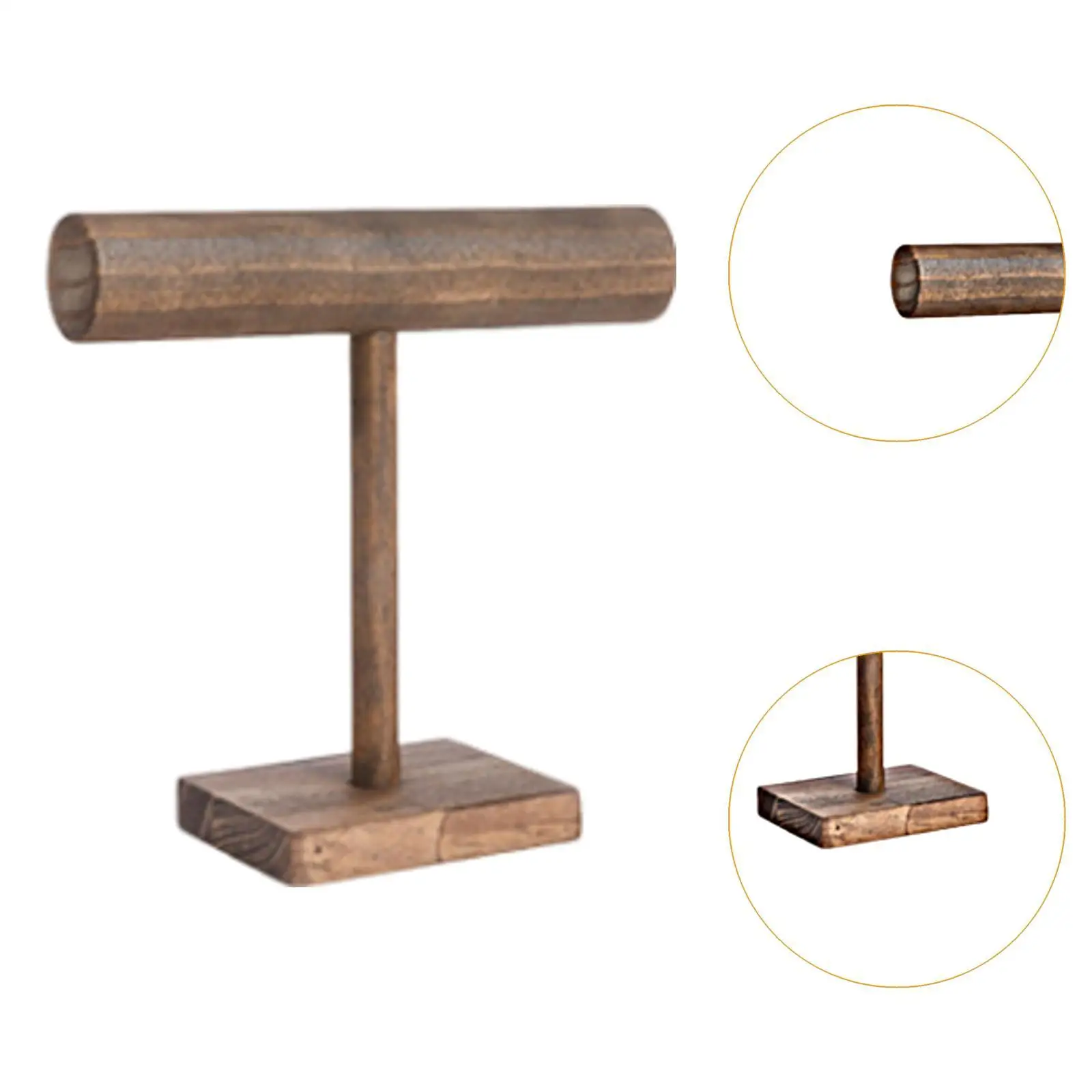 حامل مجوهرات رف عرض سطح المكتب حامل قلادة لسوار الساعة #5