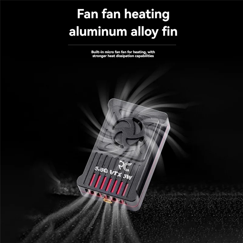 High Quality-5.8G 3W VTX High Power 48CH FPV Video Transmitter Support 2-8S For Long Range FPV Drone RC Model Parts