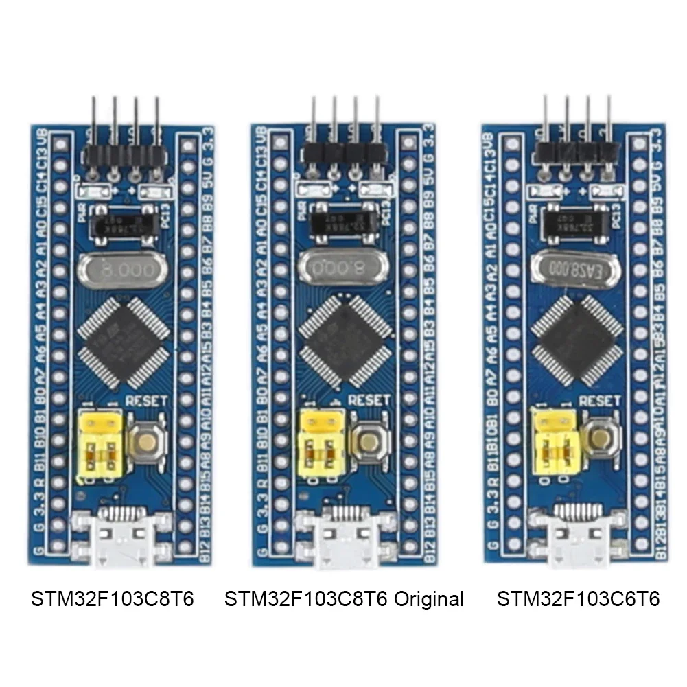 1-10 قطعة الأصلي STM32F103C6T6 STM32F103C8T6 ARM STM32 الحد الأدنى نظام متحكم تطوير لوحة تركيبية لاردوينو #3