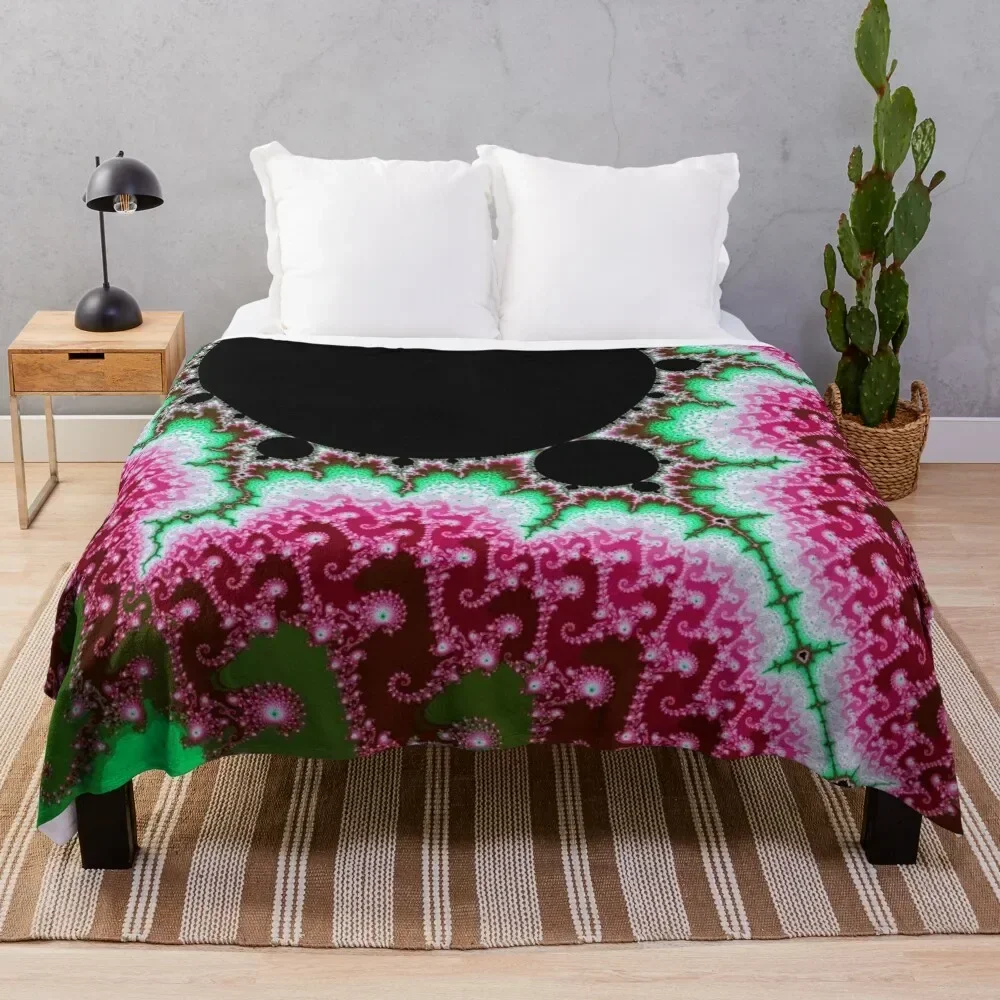 

Mandelbrot Throw Blanket Moving Flannel Giant Sofa Blankets