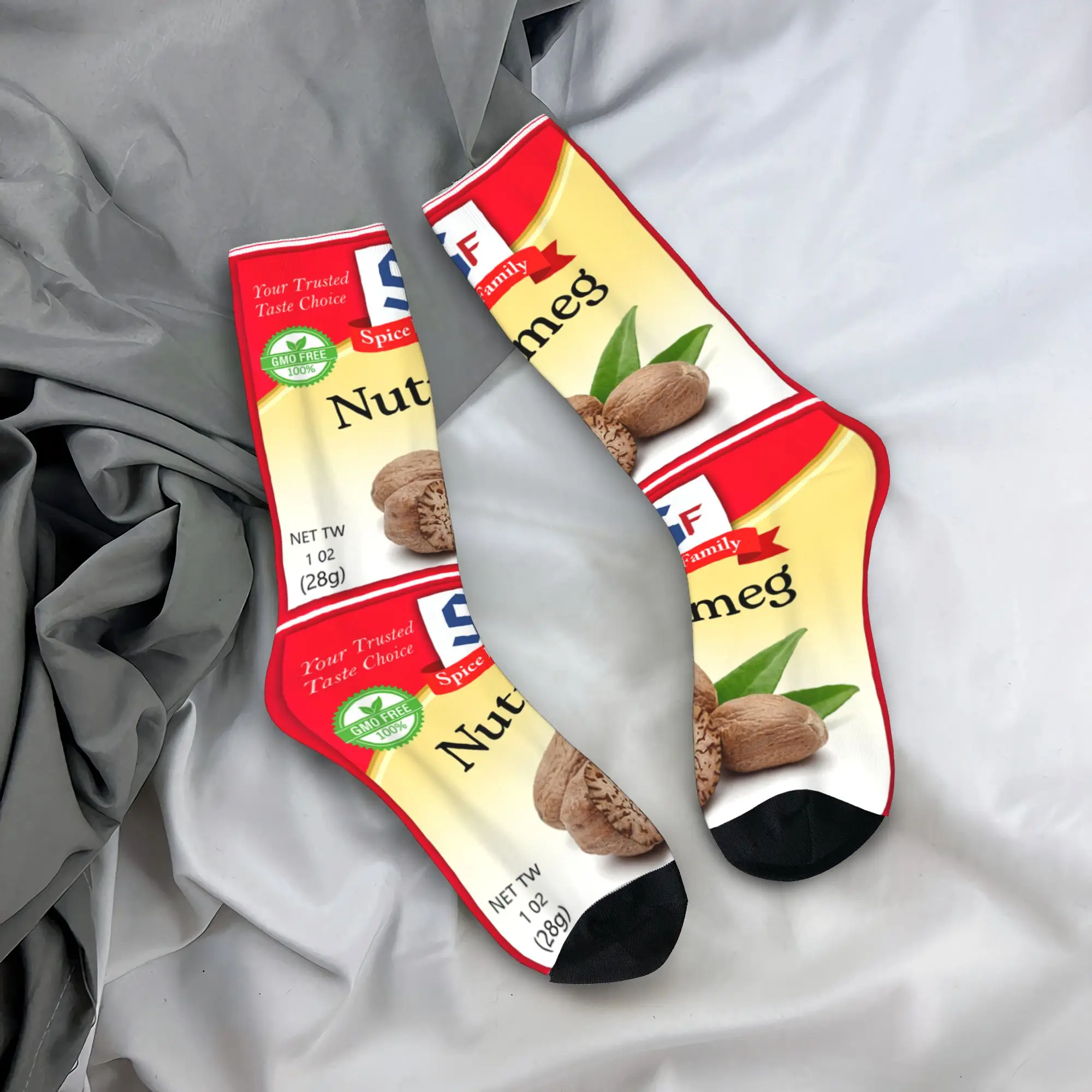 

Костюм Nutmeg Spice, праздничные костюмы для группы специй, носки, чулки, зимние мужские носки, теплые мягкие носки для бега с принтом