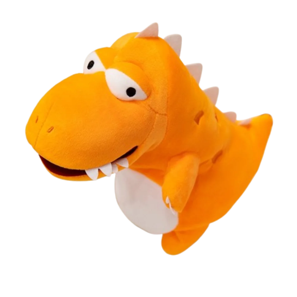 Simulazione di burattini a mano in peluche di dinosauro interattivo genitore-figlio Educazione precoce Dinosauro Cosplay Collezione di bambole di peluche Cartoon