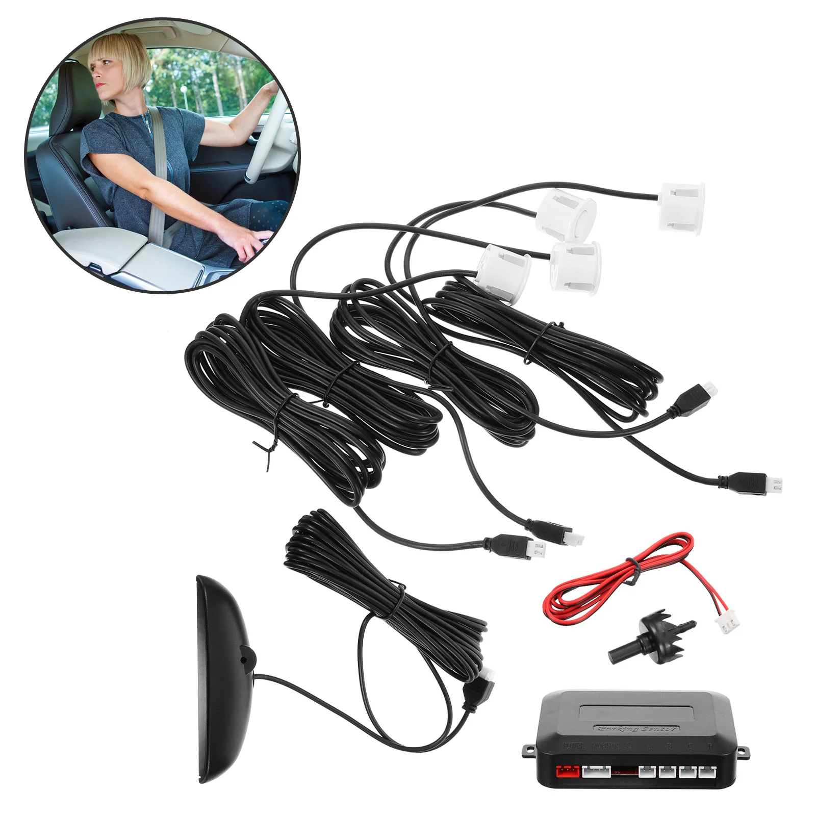 

1 set 1 Set Backup Sensor Vehicle Parking Assist System Display Screen Rear Bumper Parking Assistance System For Car